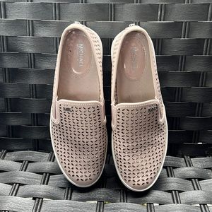 Michael Kors Pink Olivia Slip Ons